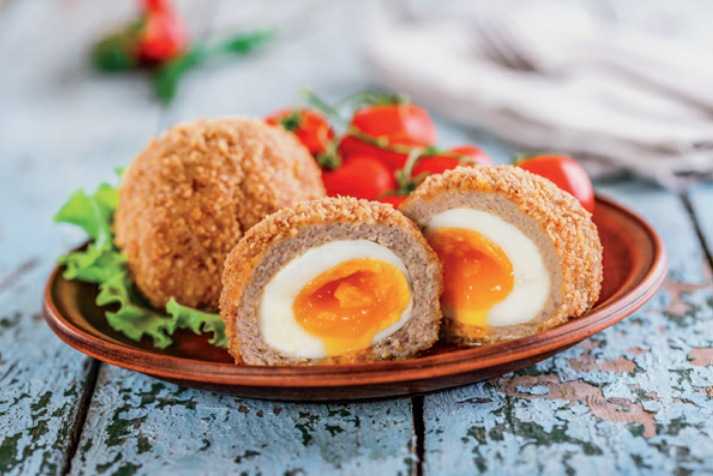 this is the picture of the scotch eggs in the cookbook itself. Can I get close?