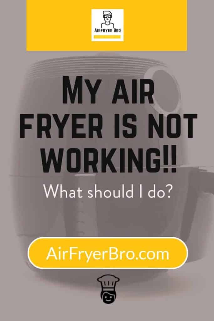 what you should do when your air fryer stops working