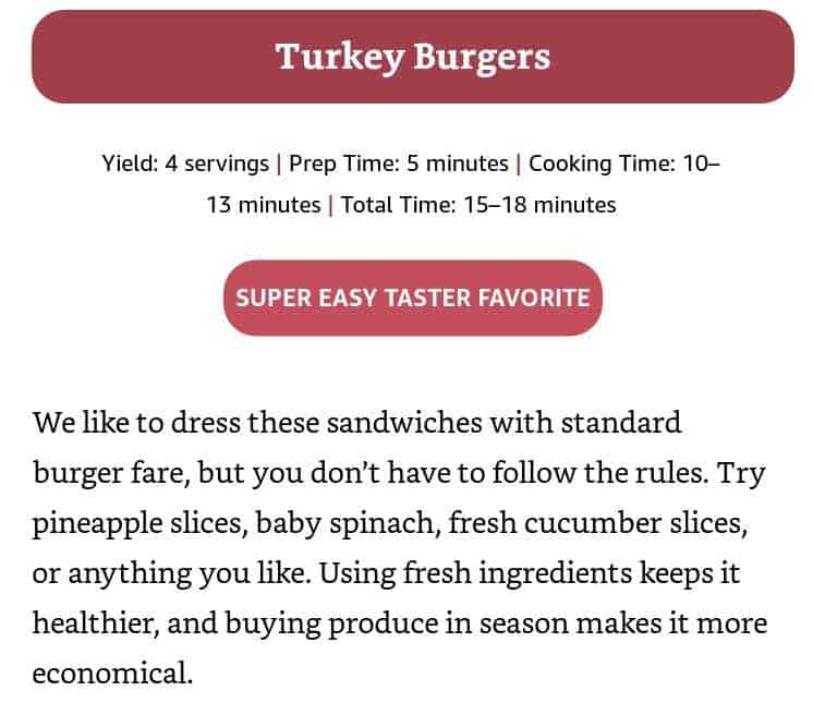 Next I tried the turkey burgers in the air fryer bible.