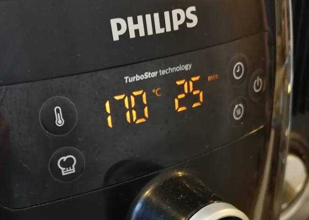 The setting on my air fryer.