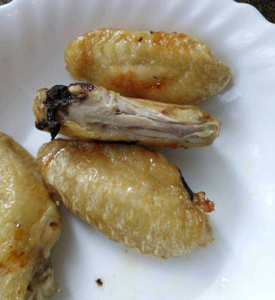 air fried frozen chicken wings